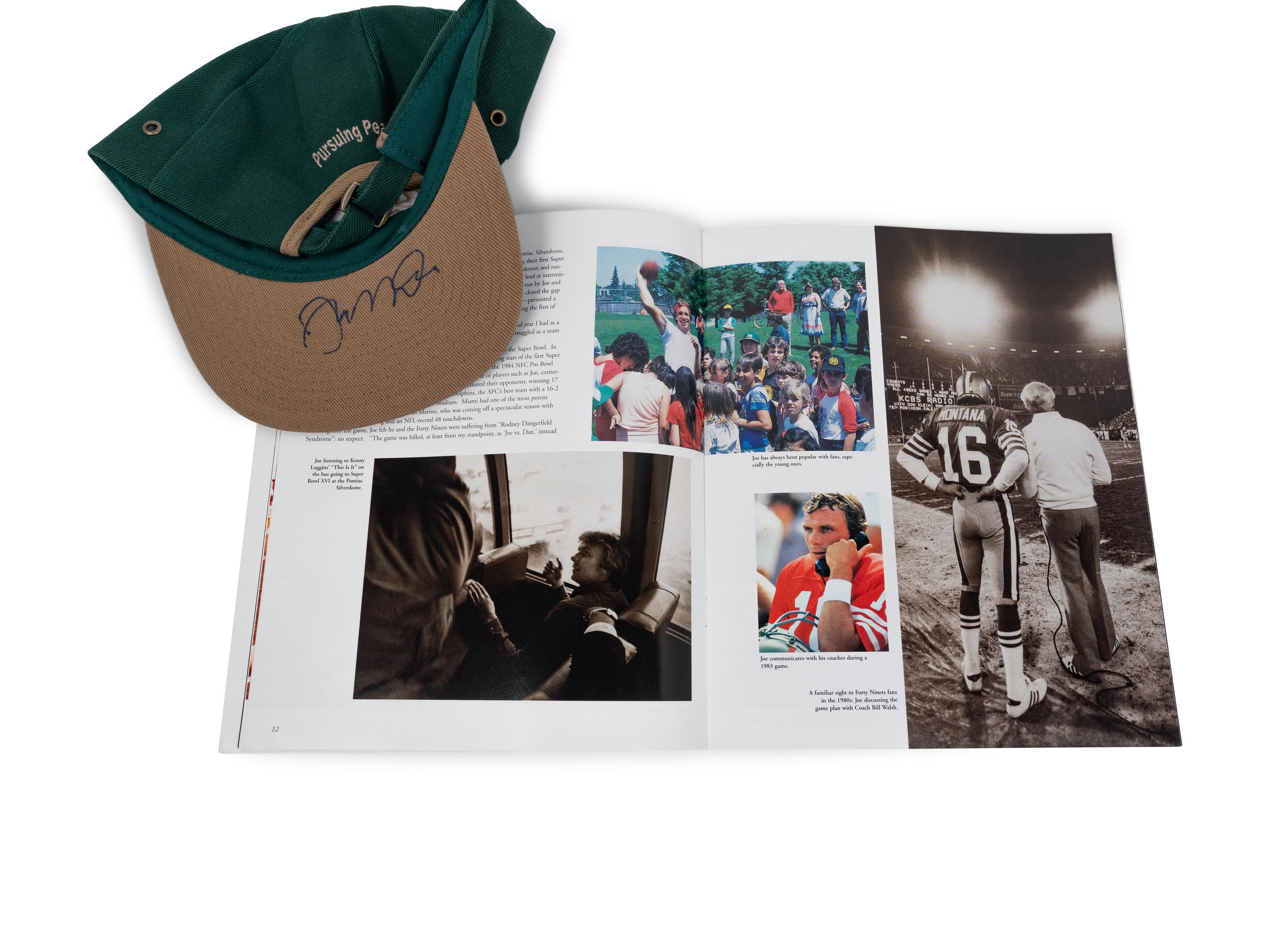 A Group of Joe Montana Signed Autograph Items,