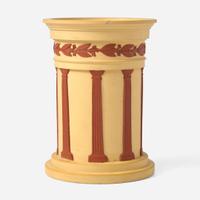 A Wedgwood Rosso Antico-Decorated Caneware Column-Form Base UK, circa 1790