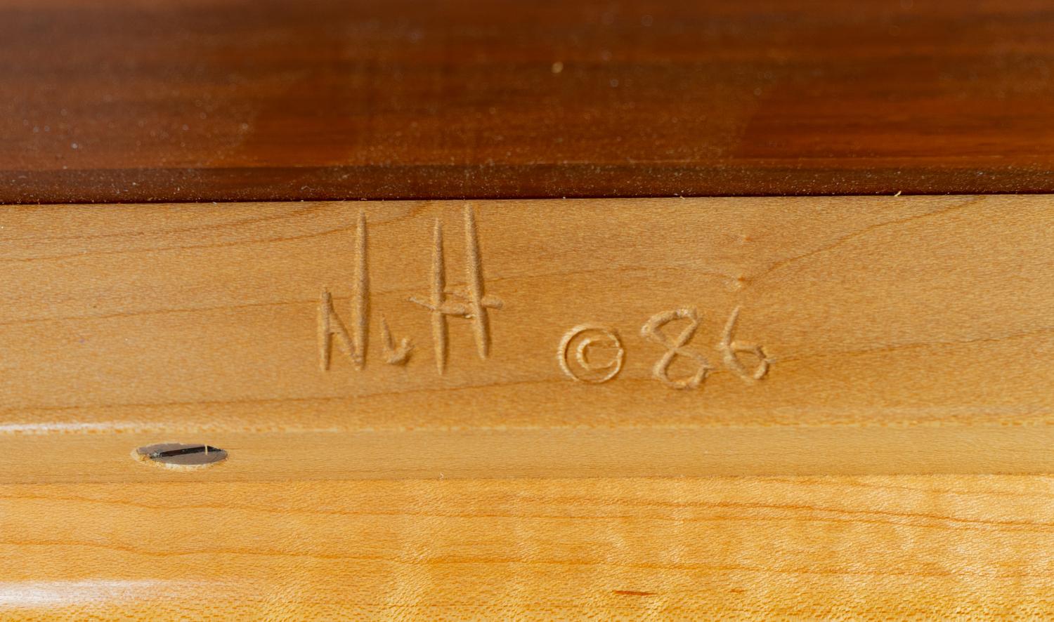A Side Table by Craig Nutt (American, 20th Century)