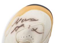 A Pair of Horace Grant Chicago Bulls Championship Era Signed Autograph Nike Flight Game Used Shoes,