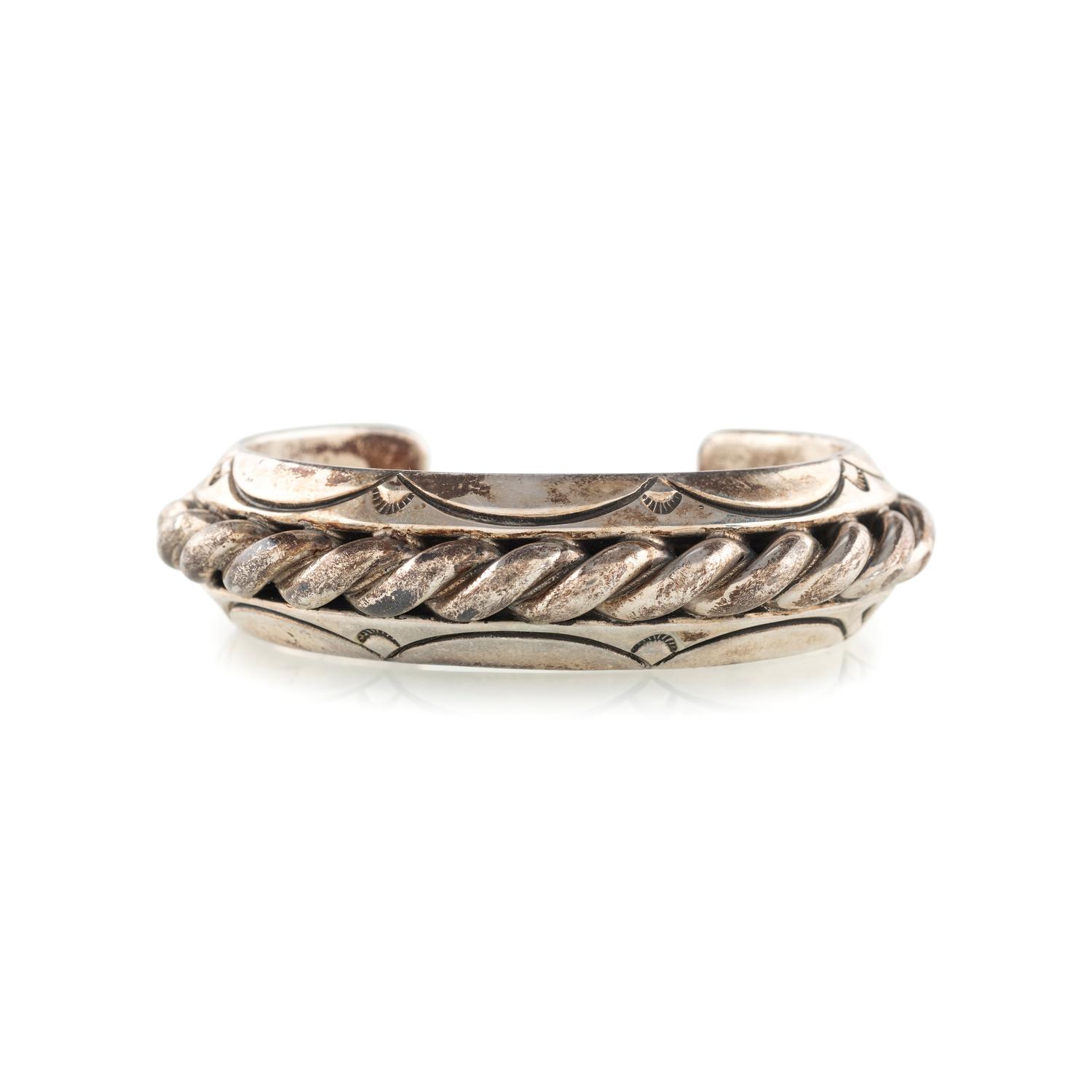 Heavy Sterling Silver Cuff Bracelet