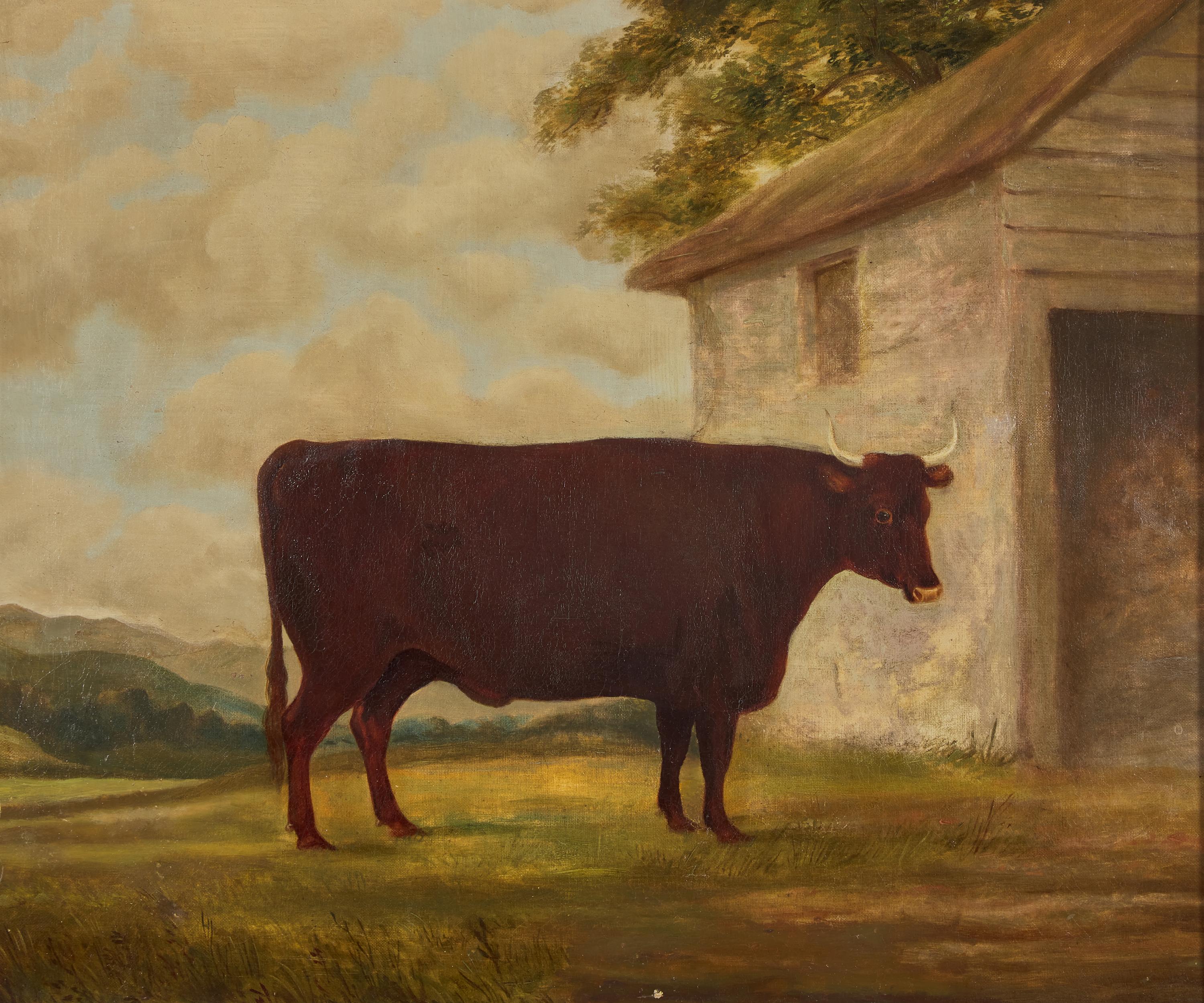 W.P. Chapman (English 19th Century) 1871 — Two works: Portraits of Prized Cows