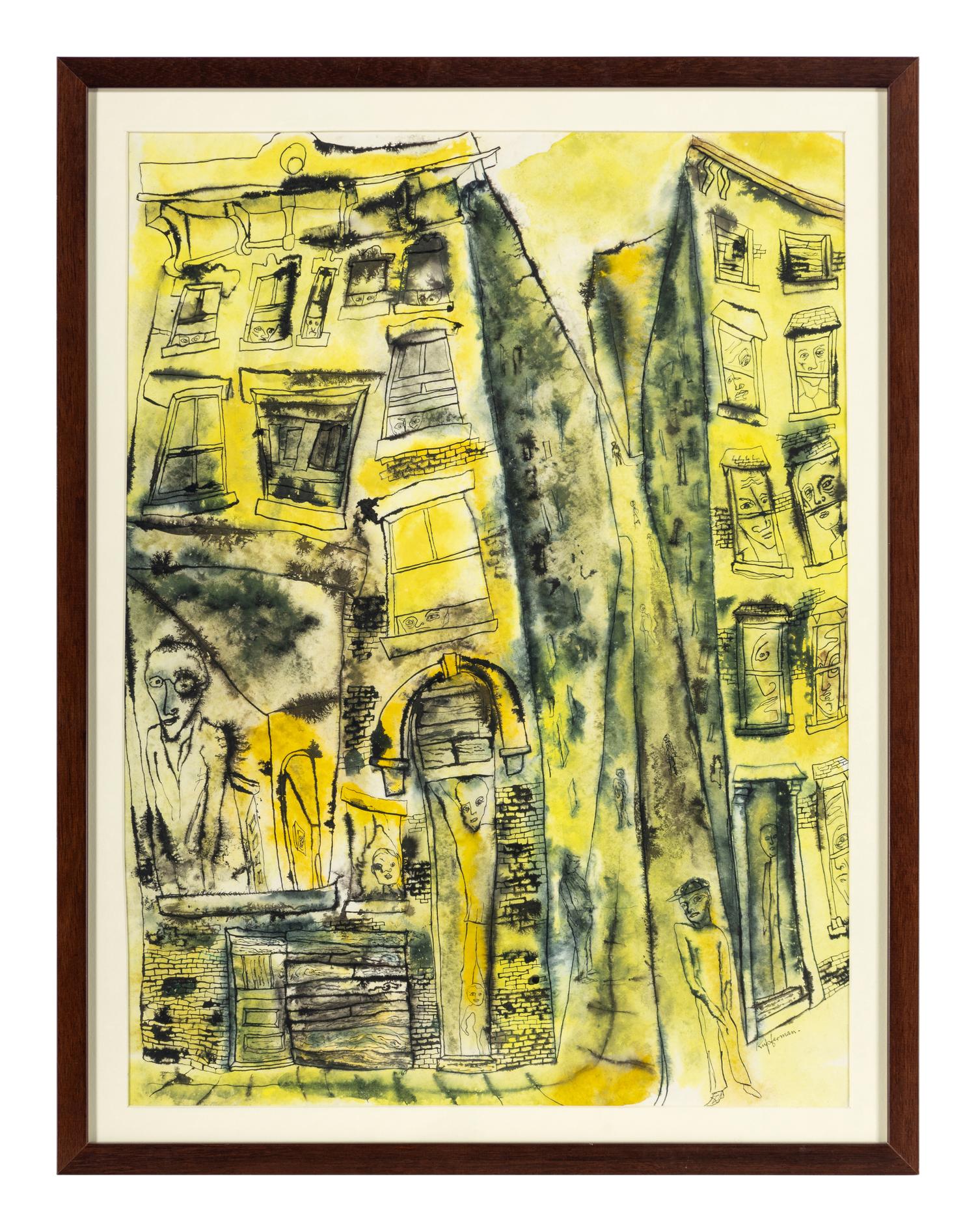 Tomorrow? (Yellow Street Scene), 1946