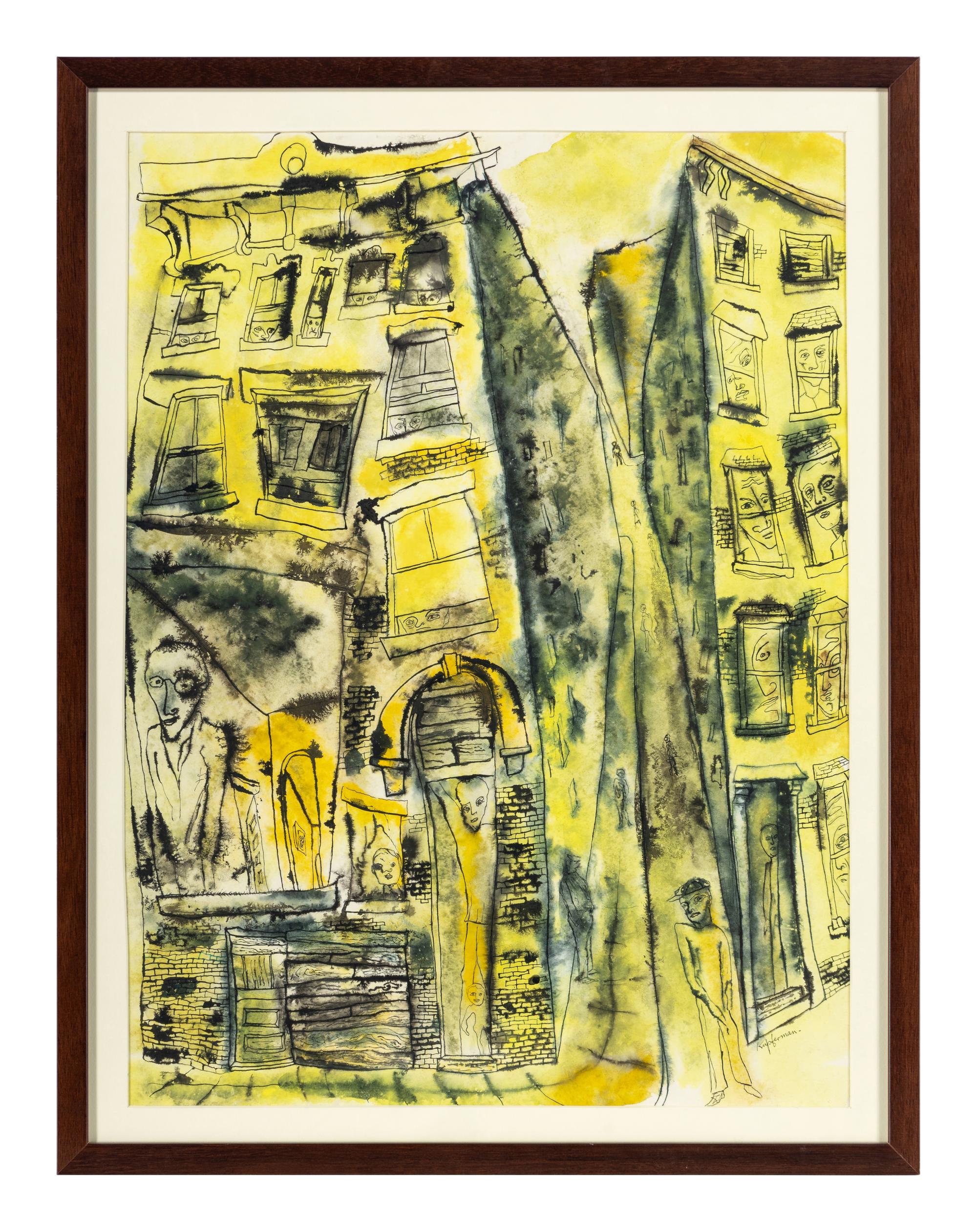 Tomorrow? (Yellow Street Scene), 1946