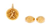 A Collection of 14 Karat Yellow Gold Jewelry, Tiffany & Co.,