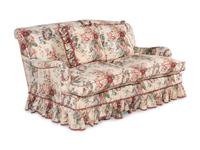 A Chintz Upholstered Two-Cushion Sofa