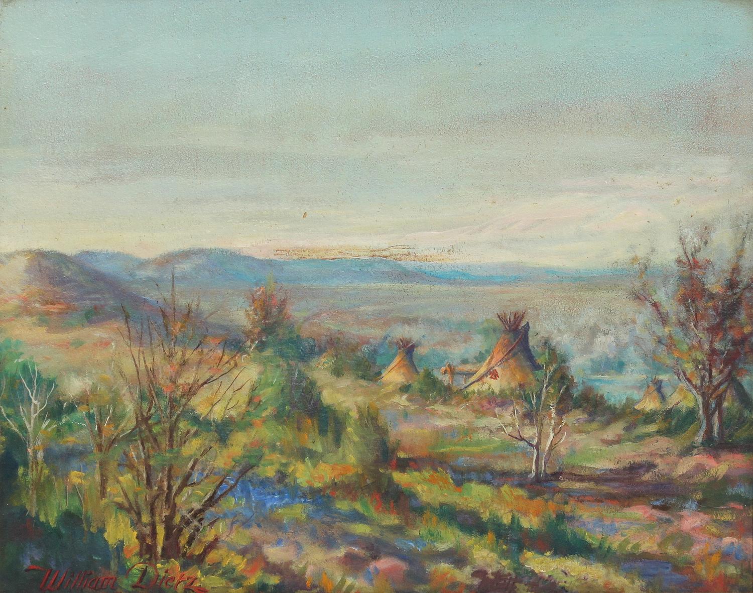 William Henry Dietz (Lone Star), (American, 1884-1964), Sioux Country, Late Afternoon, 1930