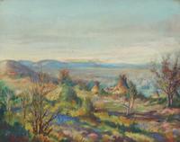 William Henry Dietz (Lone Star), (American, 1884-1964), Sioux Country, Late Afternoon, 1930