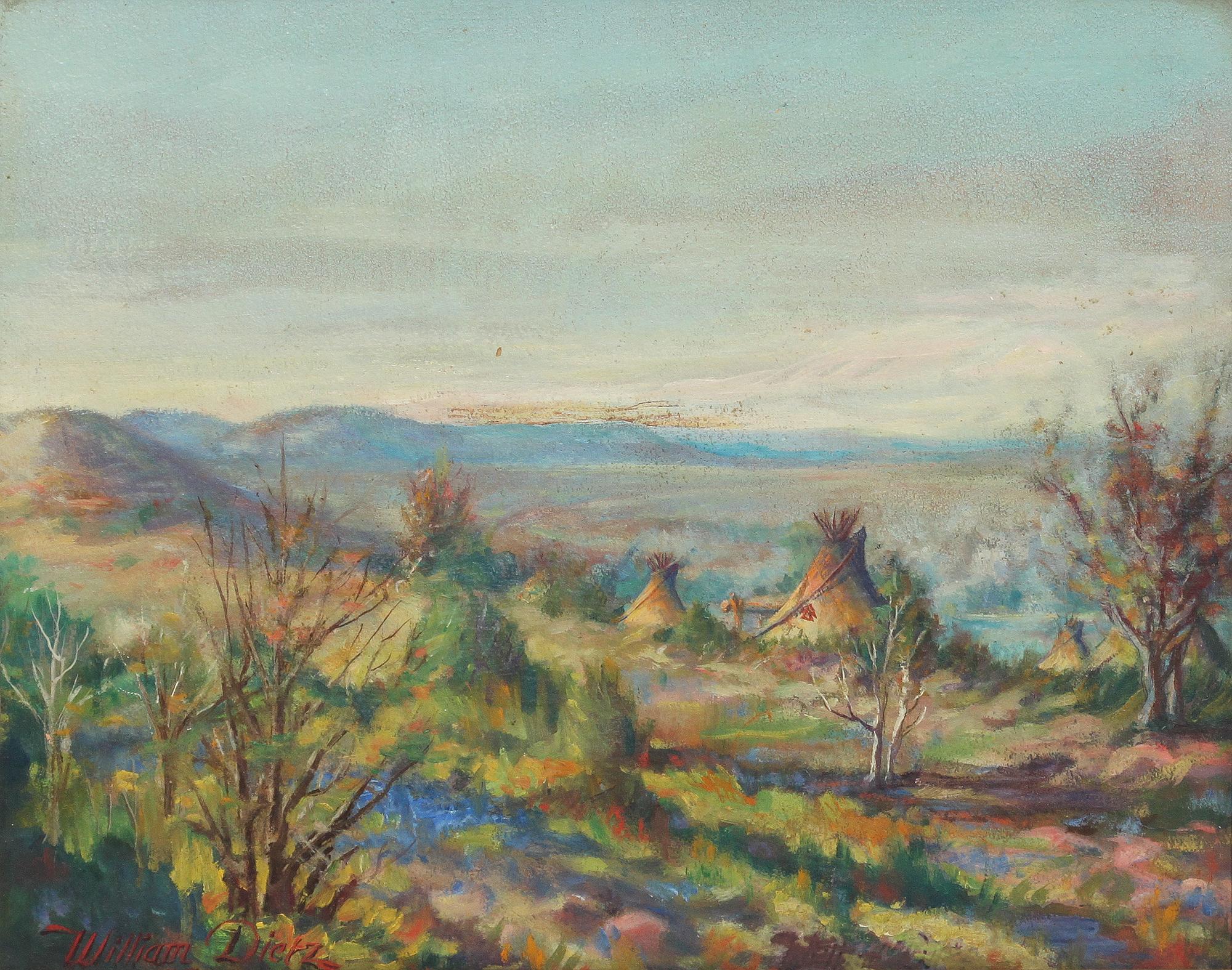 William Henry Dietz (Lone Star), (American, 1884-1964), Sioux Country, Late Afternoon, 1930