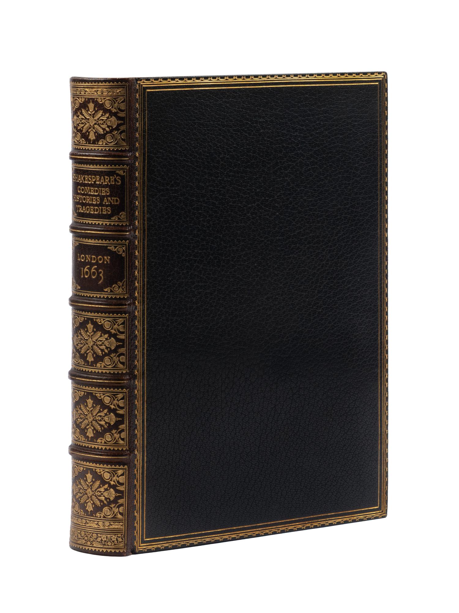 SHAKESPEARE, William (1564-1616). Mr. William Shakespeares Comedies, Histories, and Tragedies . Published according to the true Original Copies. The Third Impression . [London: Printed for Philip Chetwinde, 1663].