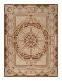 A Feizy Savonnerie Style Wool Rug