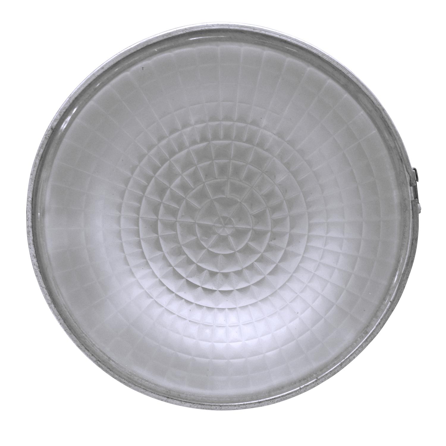 A Set of Eight Holophane Pendant Lights 10" W x 10" D x 21" H — France, Circa 1940
