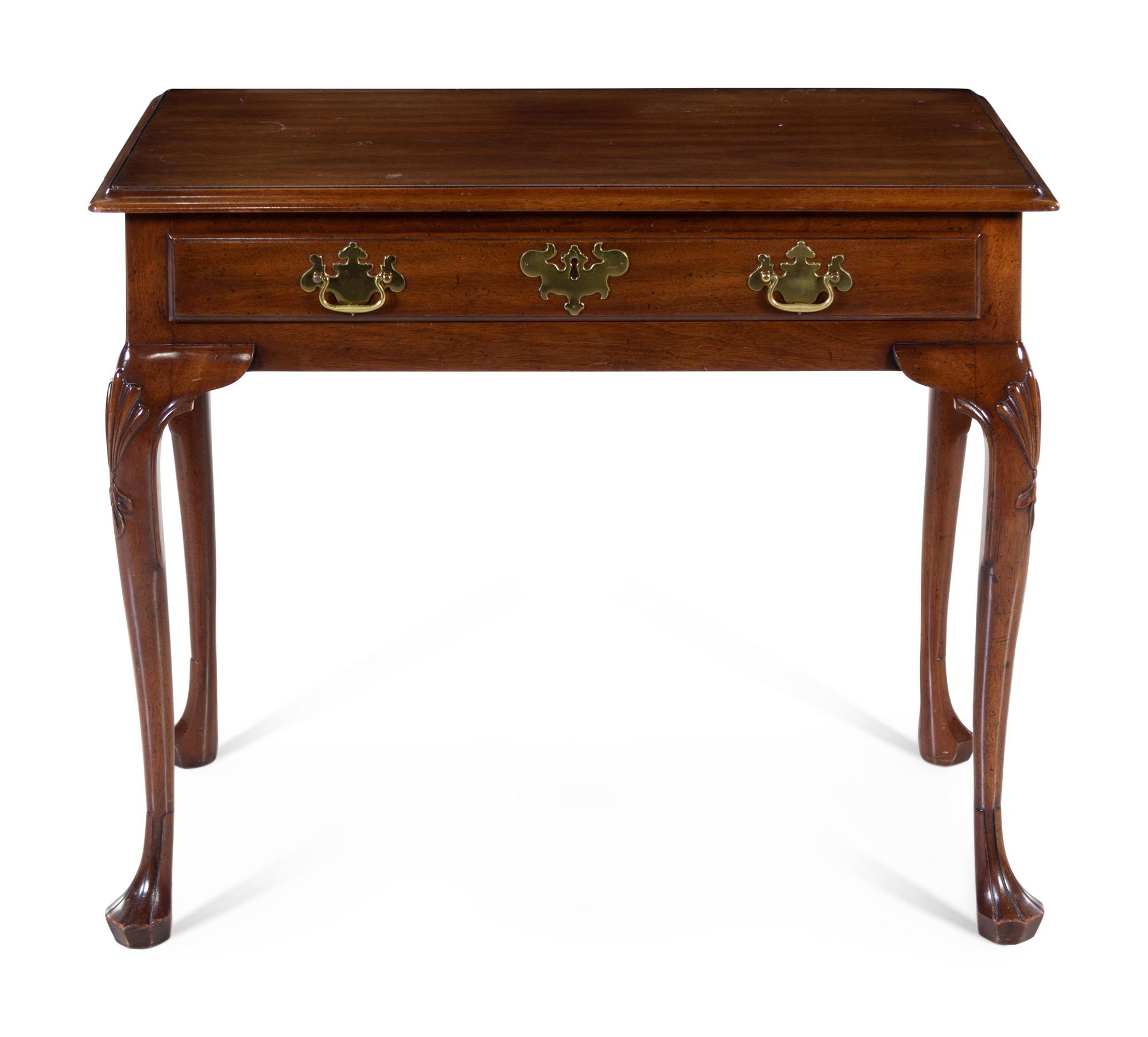 A George II Style Mahogany Dressing Table — KITTINGER