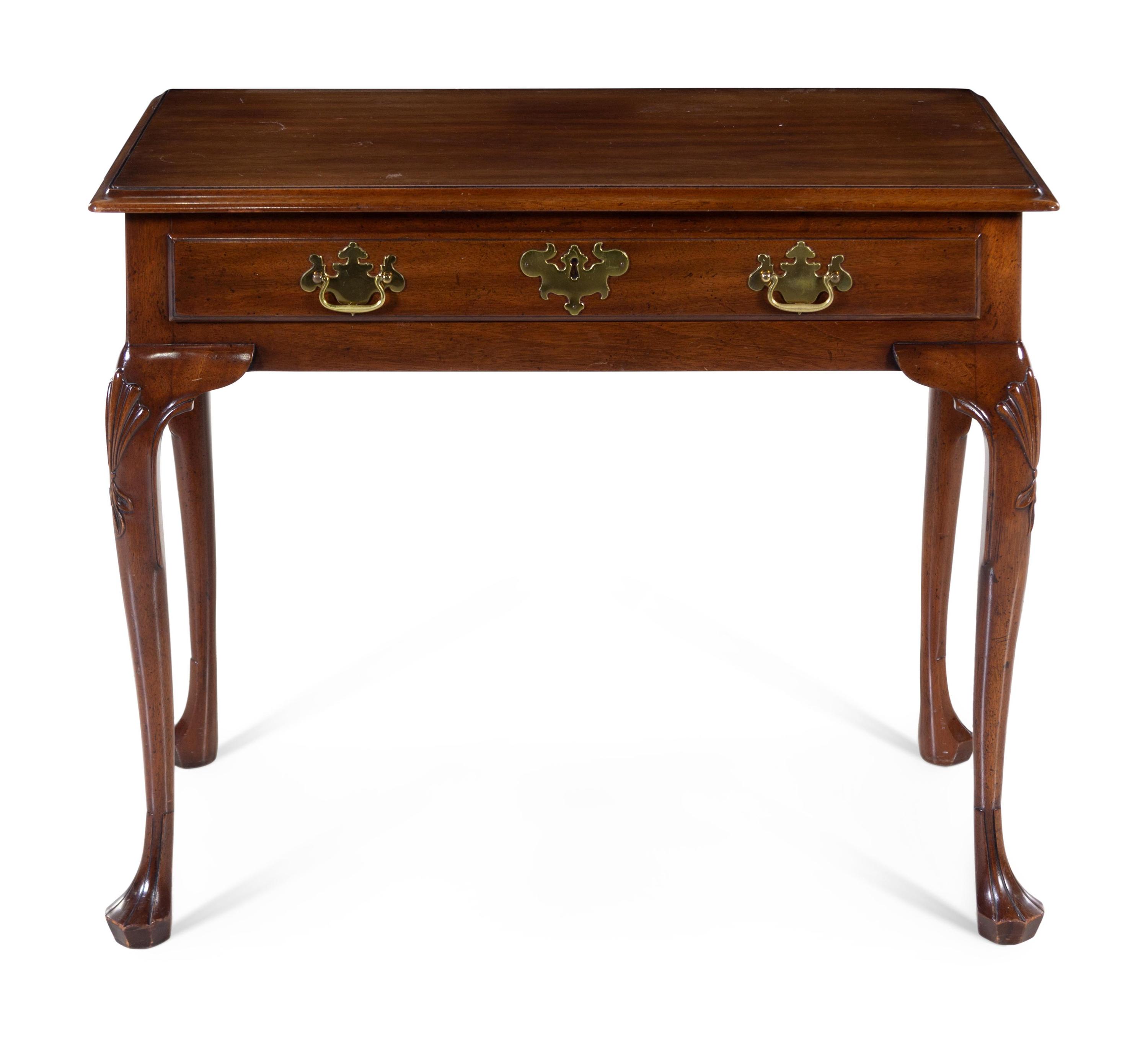 A George II Style Mahogany Dressing Table — KITTINGER