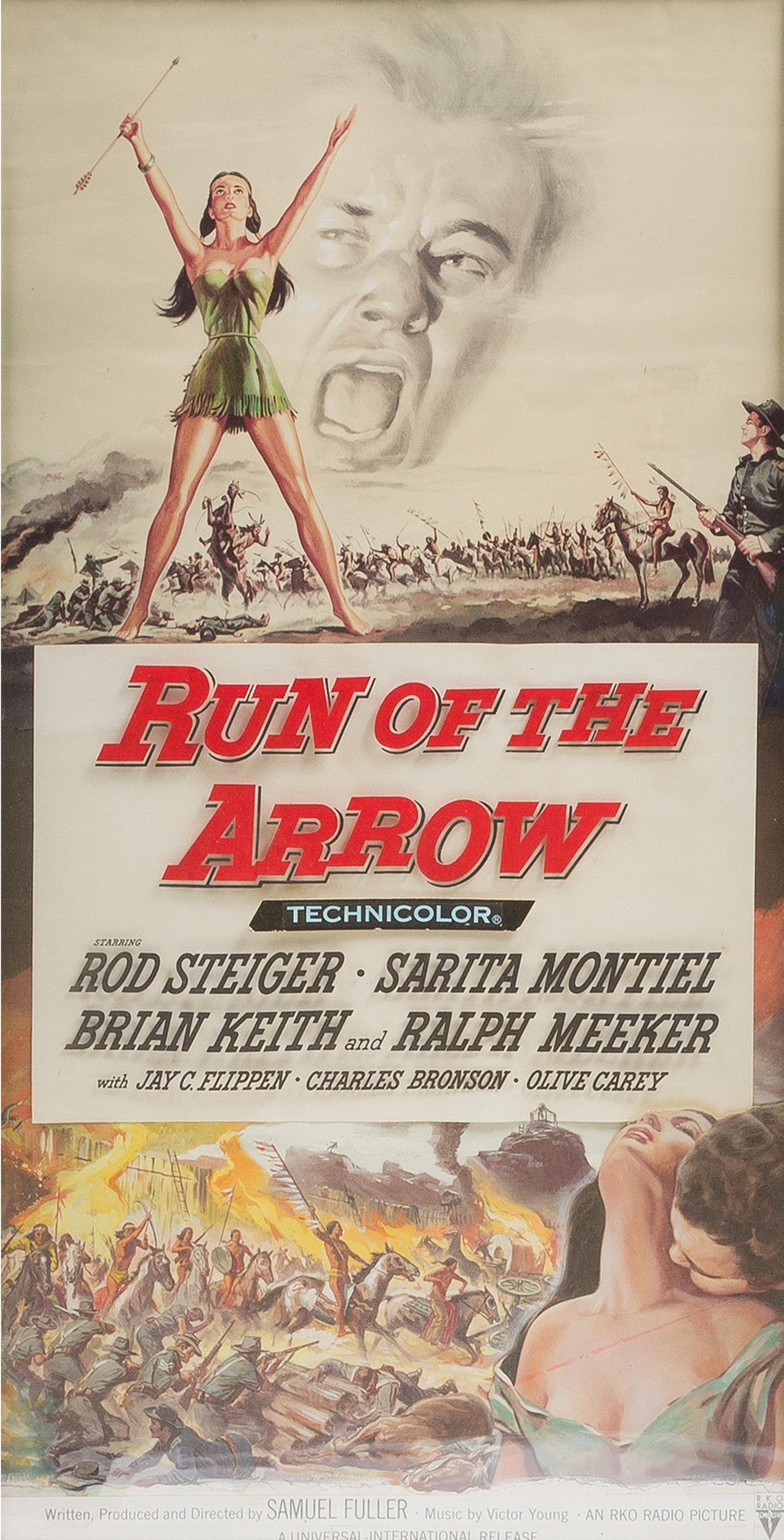 Reynold Brown, (American, 1917-1991), Run of the Arrow, 1957 Directed, Produced and Written by Samuel Fuller, Produced by RKO Radio Pic