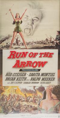 Reynold Brown, (American, 1917-1991), Run of the Arrow, 1957 Directed, Produced and Written by Samuel Fuller, Produced by RKO Radio Pic