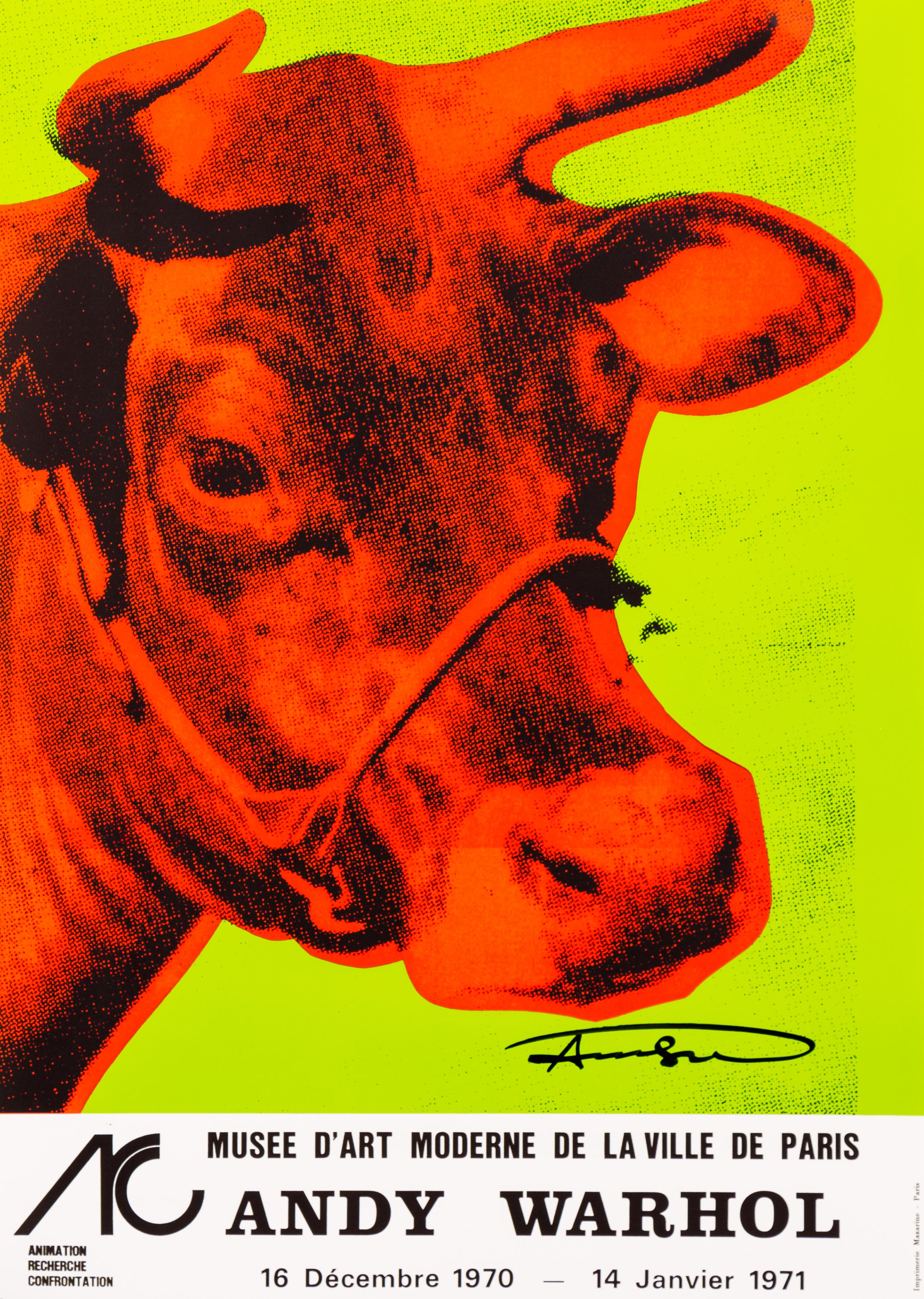Andy Warhol, (American, 1928-1987), Musee Art Moderne de la Ville de Paris, 1970-71