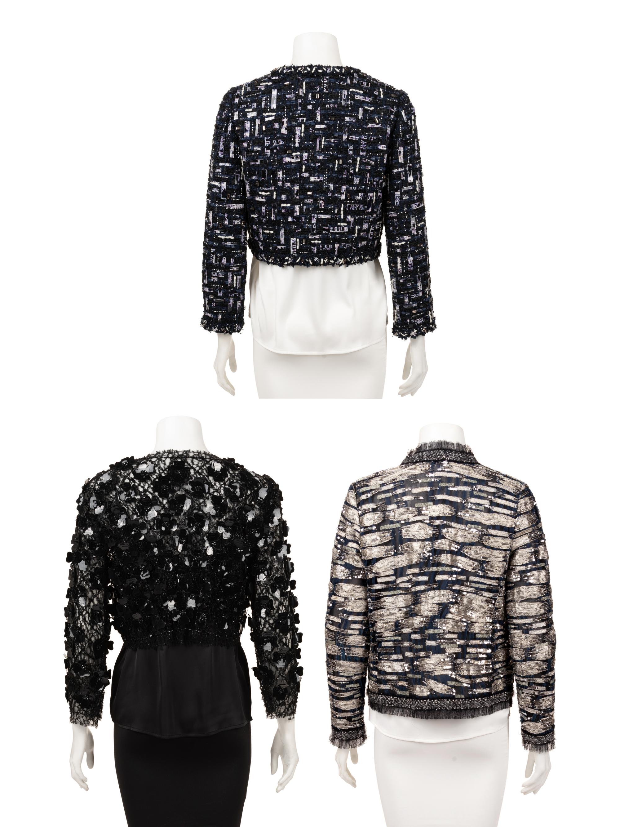 Three Oscar de la Renta Embellished Jackets, 2010s