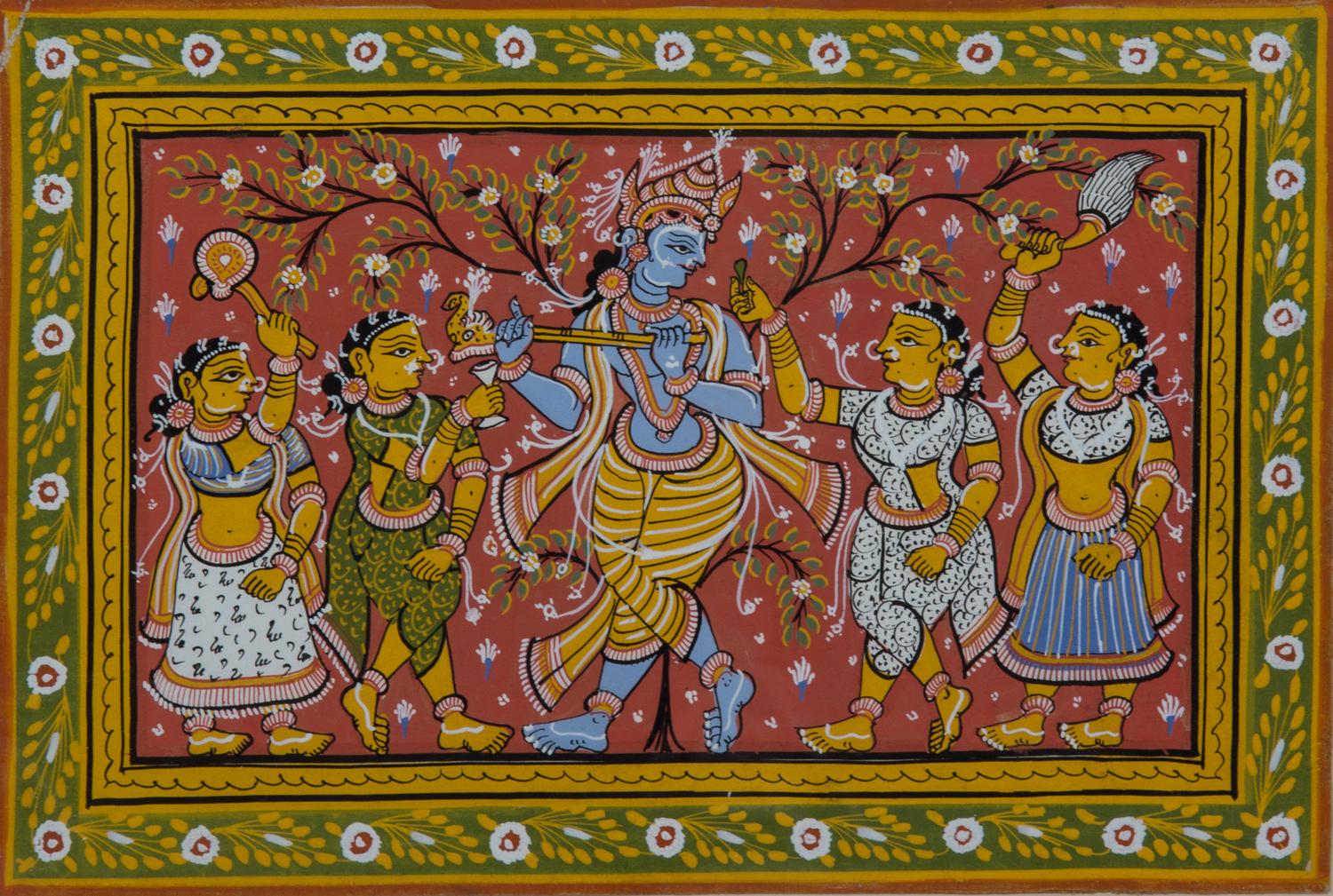 Two Rajasthani Court Paintings Dimensions of larger 10 1/4 x 15 inches. — 19th Century/20th Century