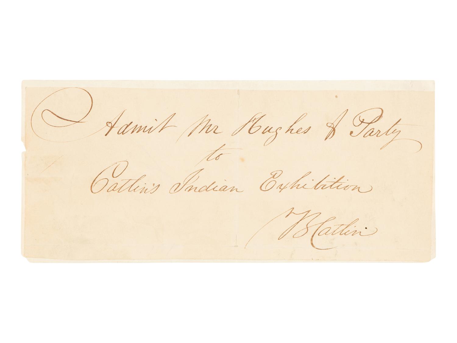 [AMERICANA]. CATLIN, George (1796-1872). Letters and Notes on the Manners, Customs, and Condition of the North American Indians . London: Published by the Author, 1841.