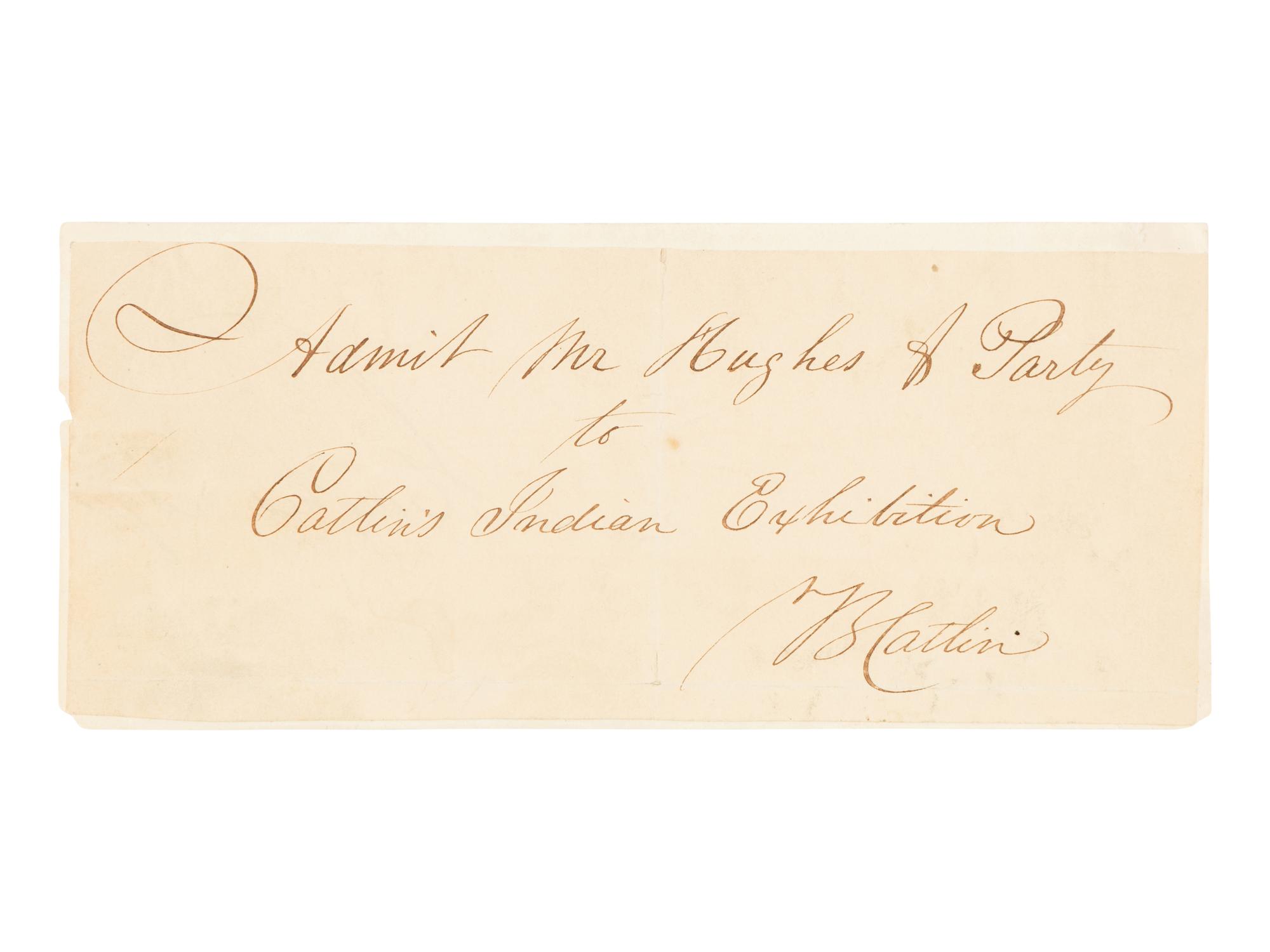 [AMERICANA]. CATLIN, George (1796-1872). Letters and Notes on the Manners, Customs, and Condition of the North American Indians . London: Published by the Author, 1841.