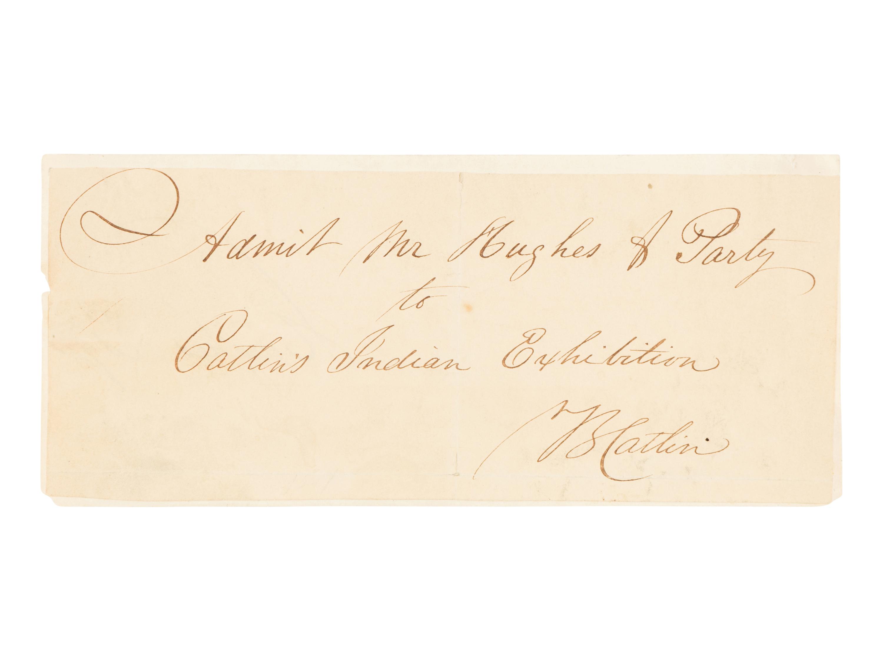 [AMERICANA]. CATLIN, George (1796-1872). Letters and Notes on the Manners, Customs, and Condition of the North American Indians . London: Published by the Author, 1841.