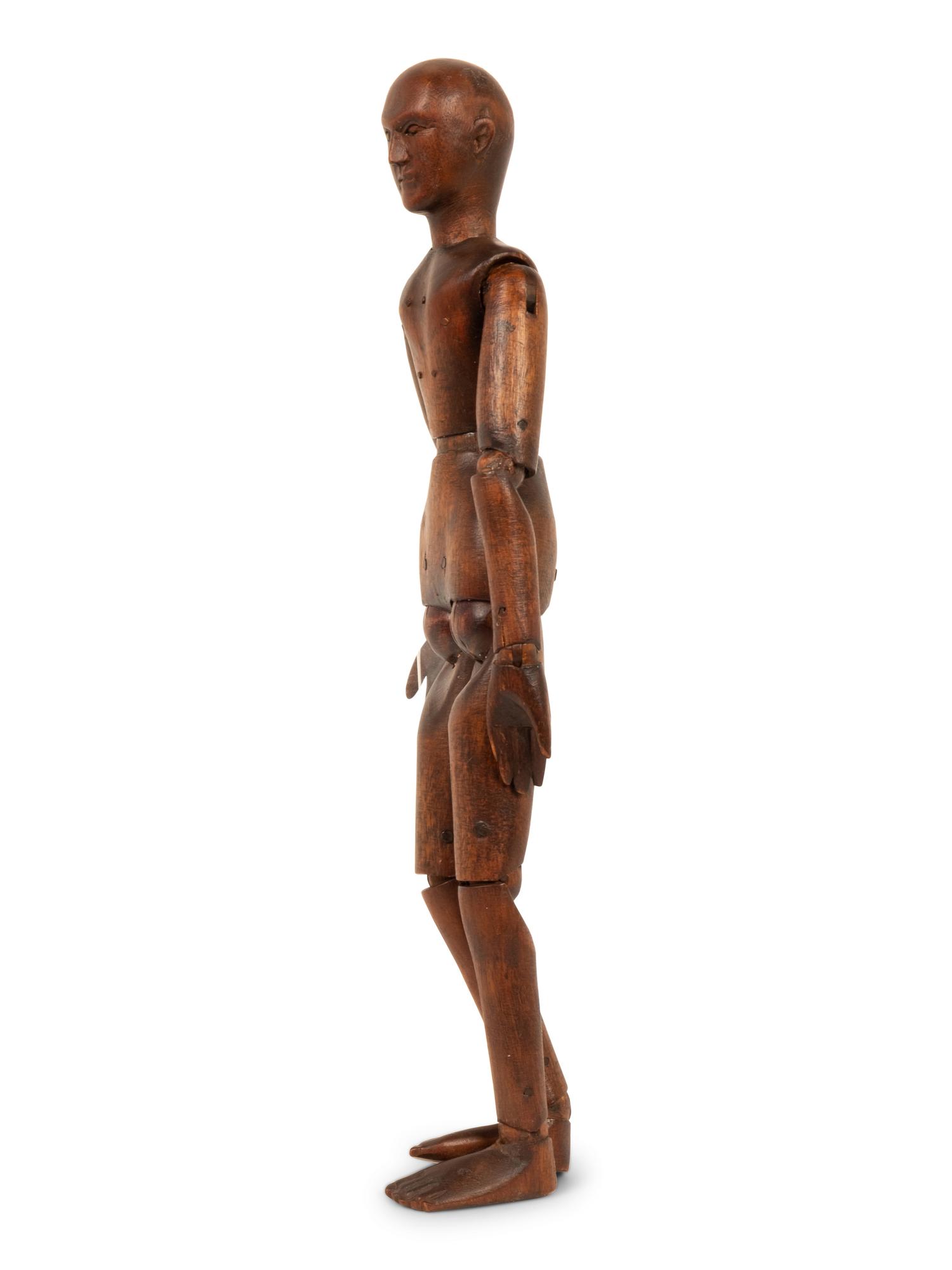 An Articulated Wooden Artist's Model
