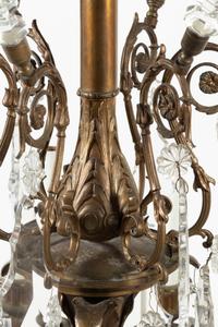 A French Gilt Bronze and Cut Glass Sixty-Light Chandelier