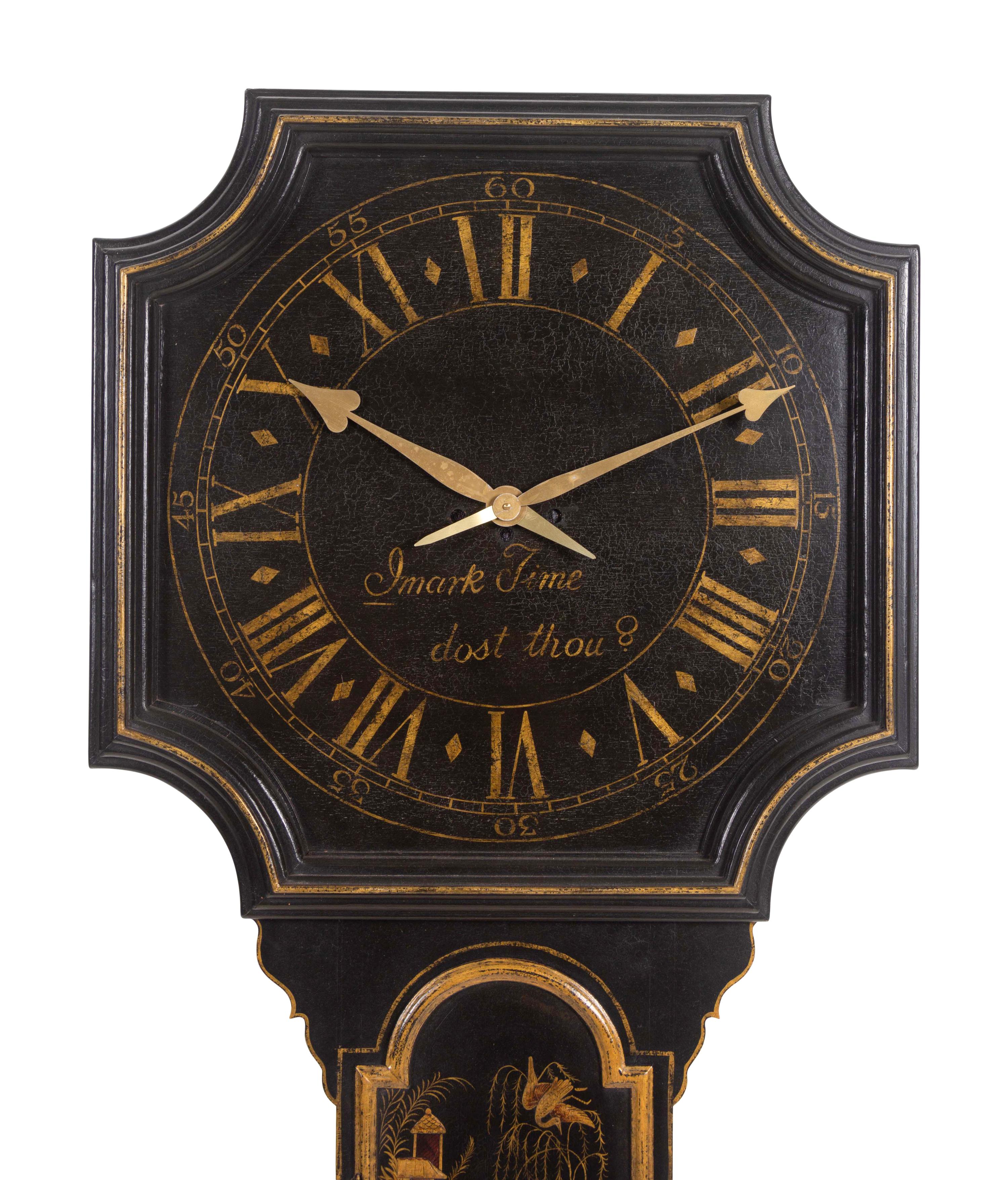 An English Painted Parliament Clock