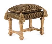 A Louis XIV Style Giltwood Tabouret