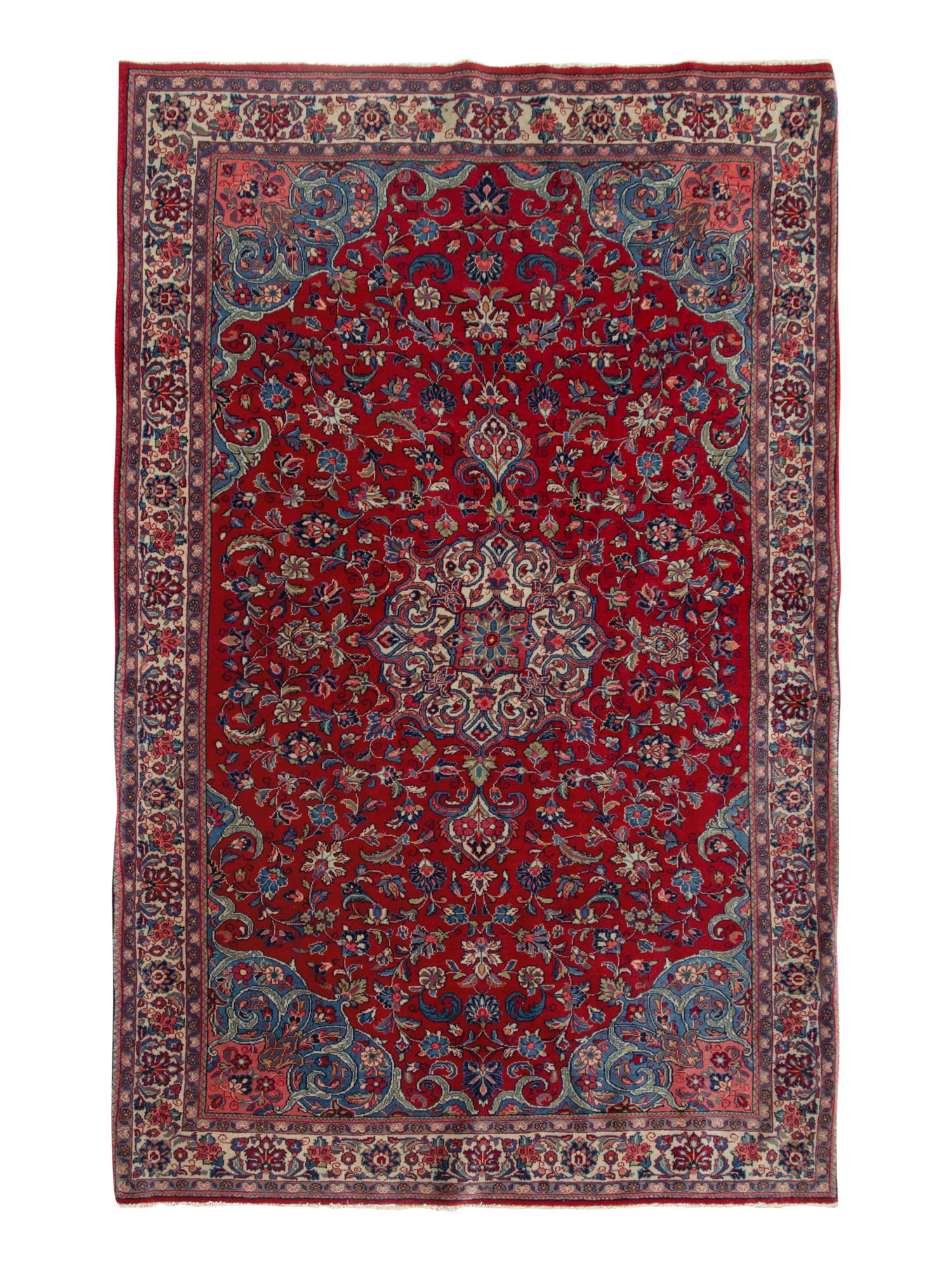 A Sarouk Wool Rug
