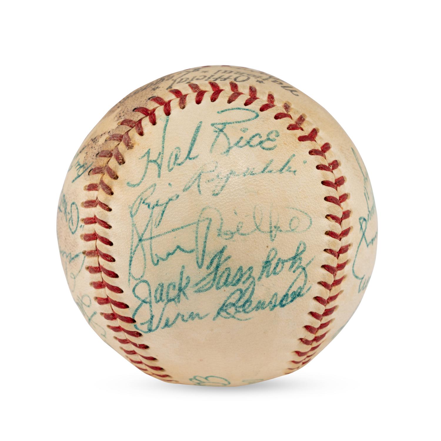 A 1953 St. Louis Cardinals Team Signed Autograph Baseball Featuring Stan Musial (Beckett Authentication Services)