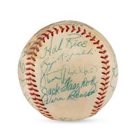 A 1953 St. Louis Cardinals Team Signed Autograph Baseball Featuring Stan Musial (Beckett Authentication Services)