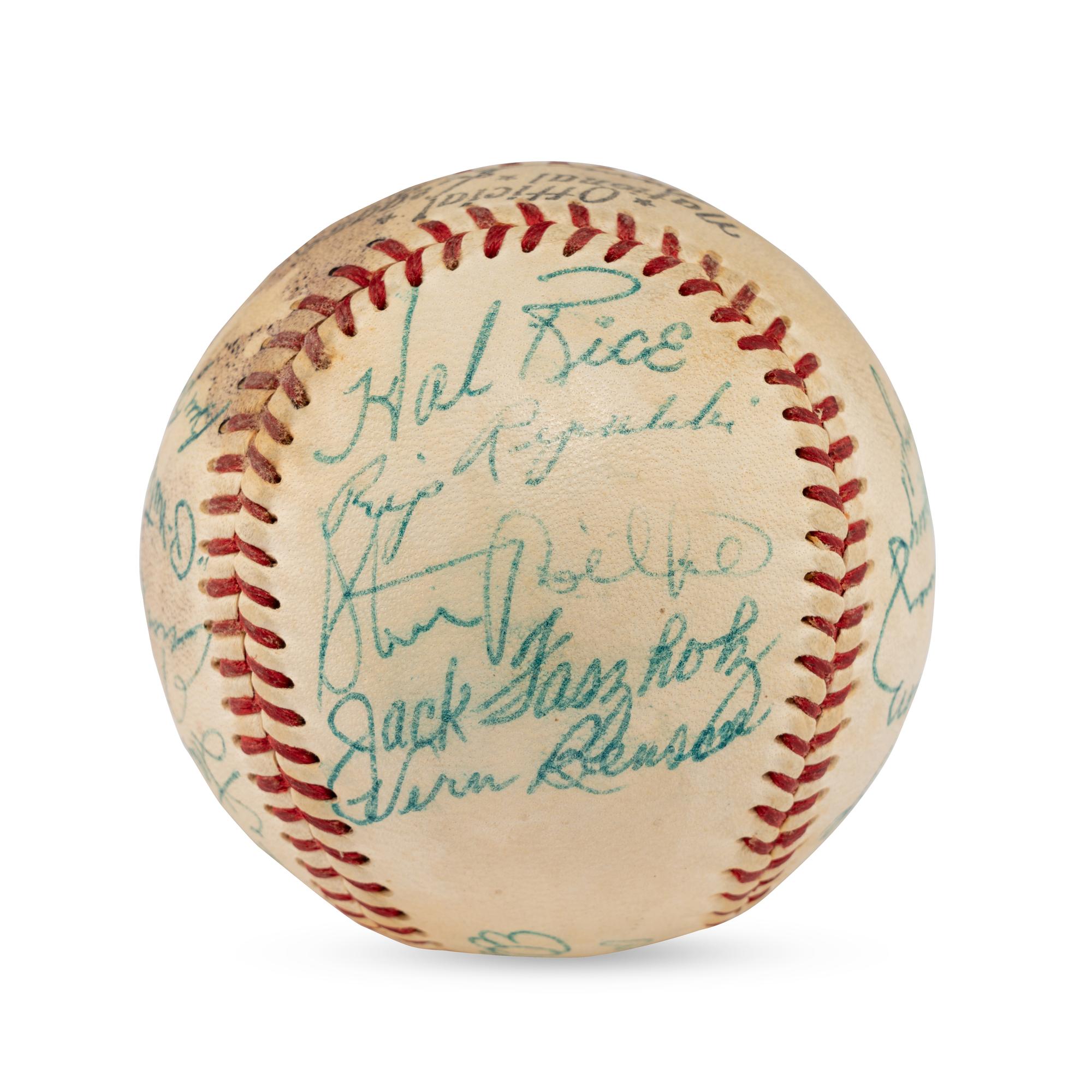A 1953 St. Louis Cardinals Team Signed Autograph Baseball Featuring Stan Musial (Beckett Authentication Services)
