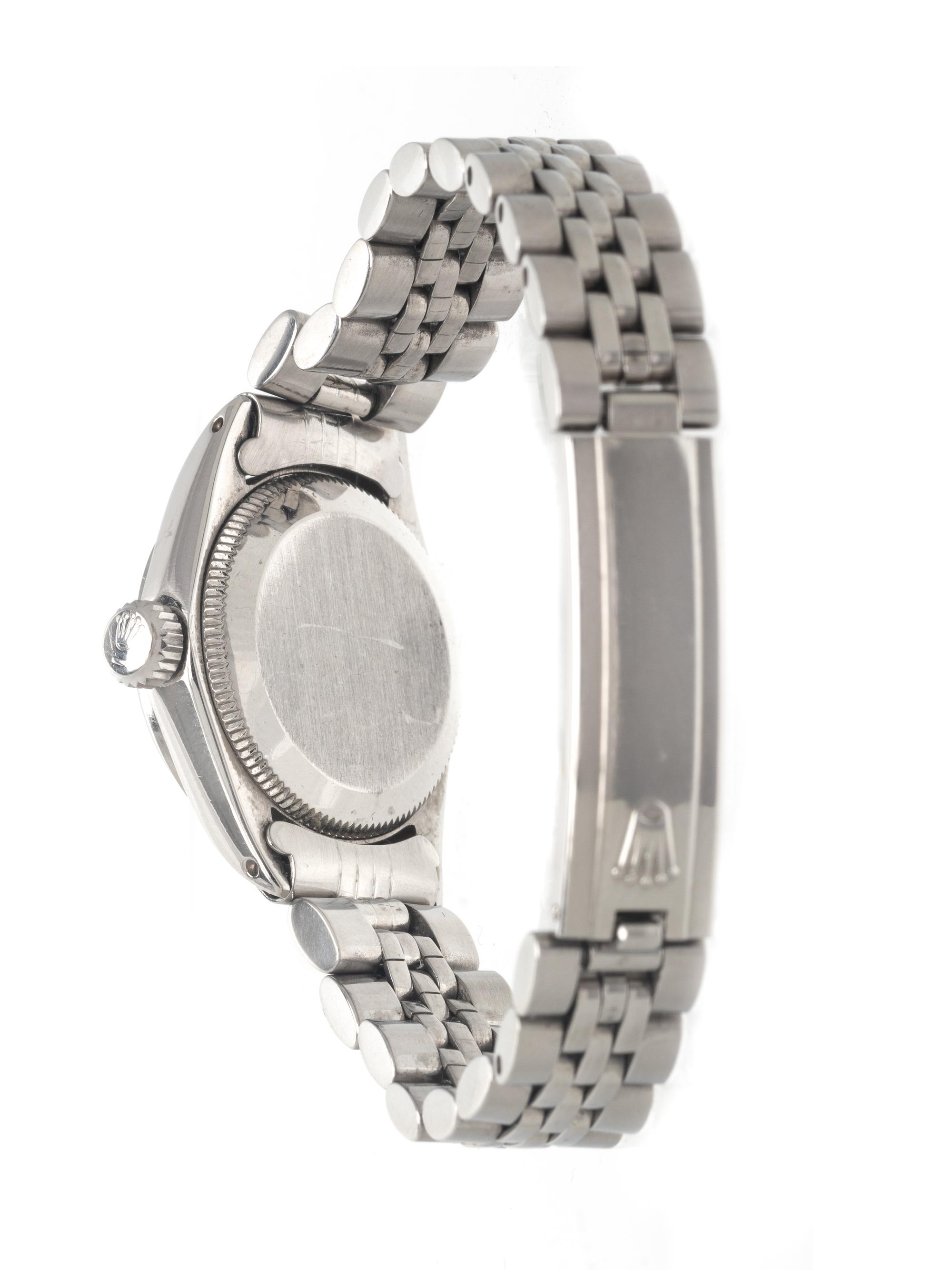 ROLEX, REF. 6718 STAINLESS STEEL 'OYSTER PERPETUAL' WRISTWATCH, CIRCA 1973