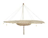 A Scudo Saraceno Silver Classic Glass Pendant by Mariano Fortuny for Venetia Studium