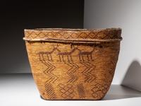 Chilcotin Imbricated Pictorial Basket