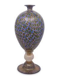A Contemporary Murano Glass Millefiori Vase