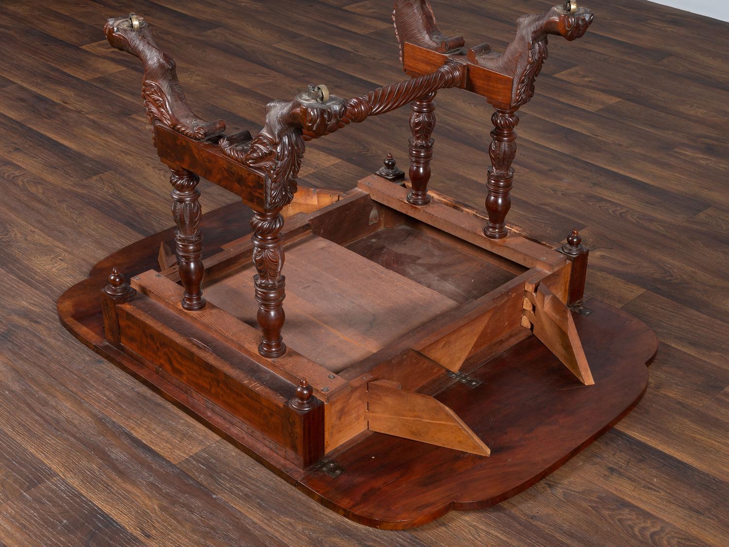 A Classical Mahogany Drop-Leaf Table
