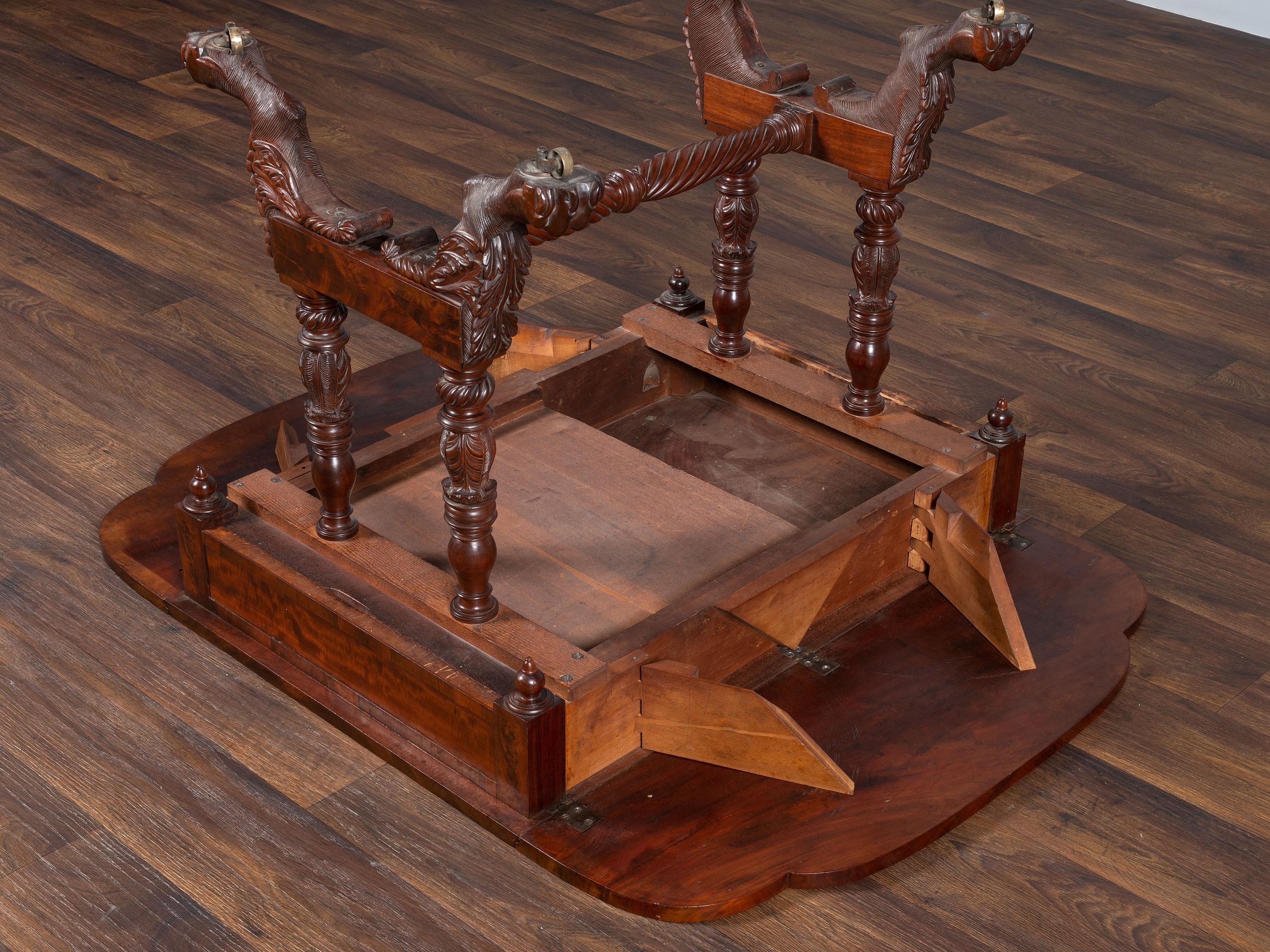 A Classical Mahogany Drop-Leaf Table