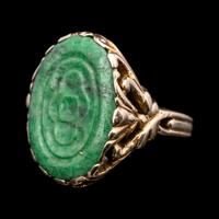 A Chinese Jadeite Bead