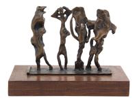 Abbott Pattison, (American, 1916-1999), Untitled (Four Figures)