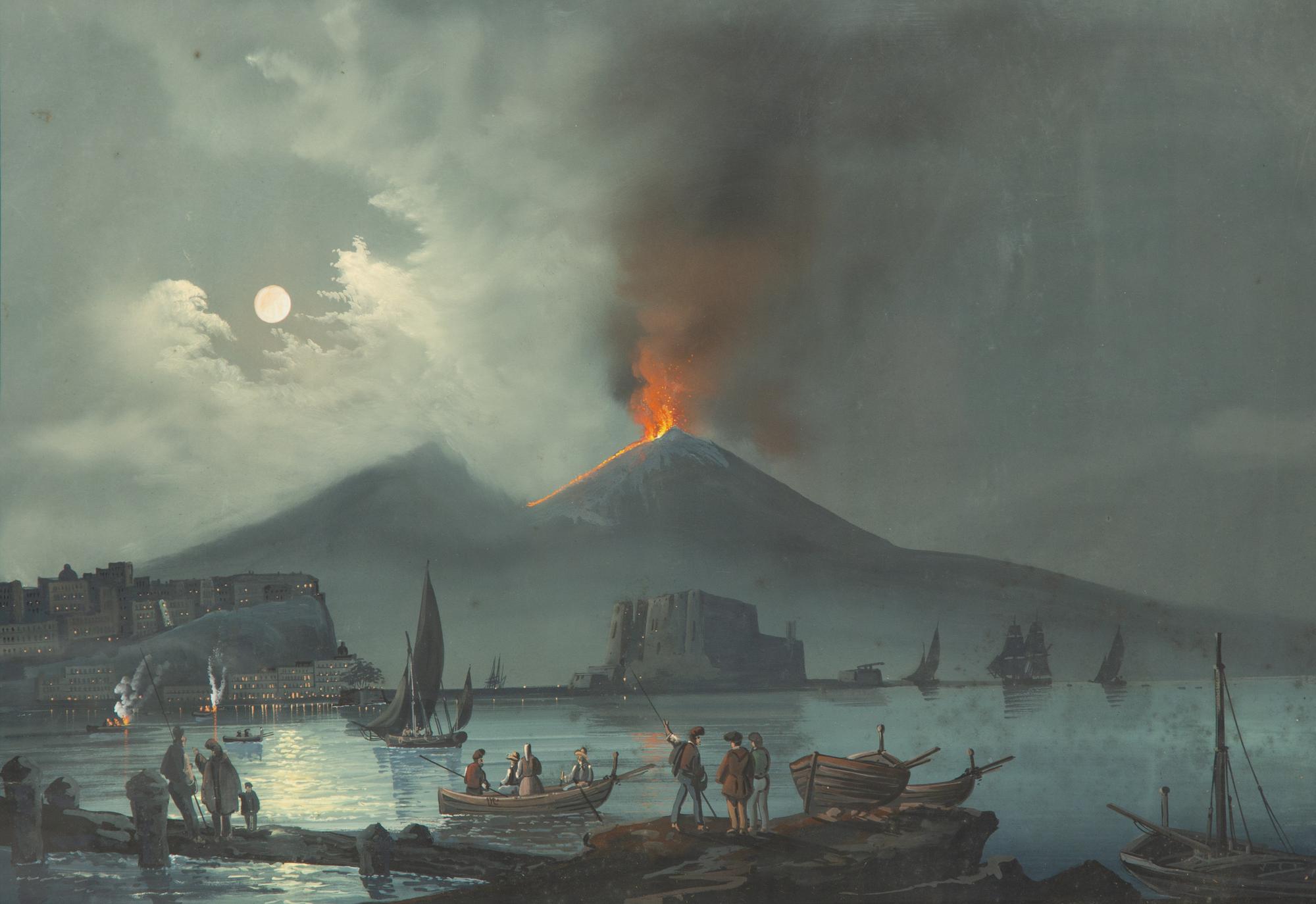 The Volcano Eruption of 14 January 1871
