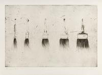 Five Paintbrushes (First State)