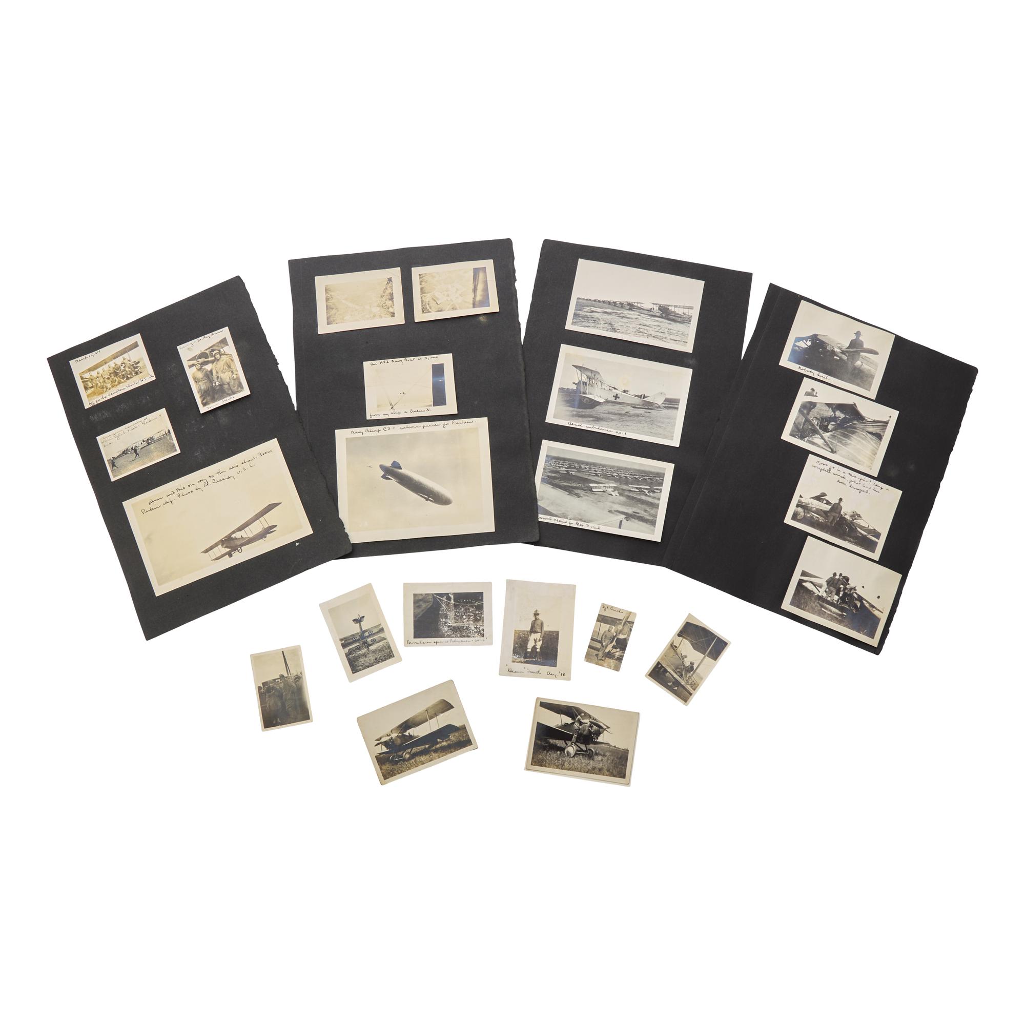[World War I-Aviation] Photographs of American, French, and British aviators and aircraft