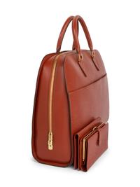 Louis Vuitton Brown Epi Leather Sorbonne Bag and Two Wallets