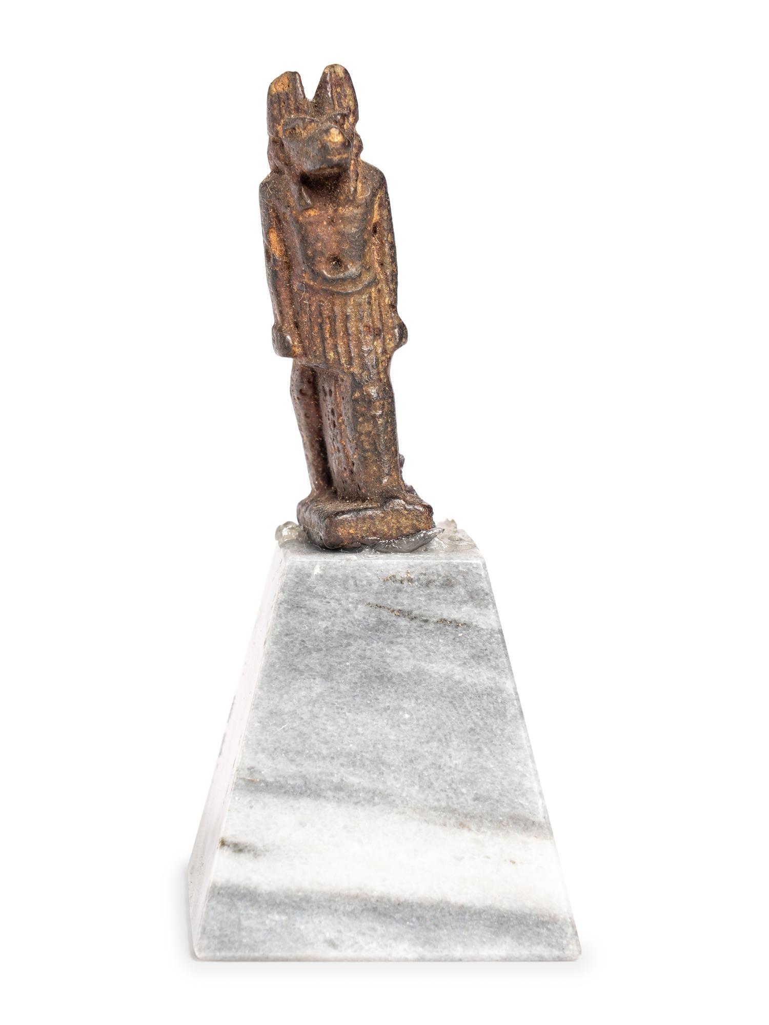 An Egyptian Stone Anubis