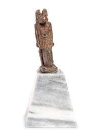 An Egyptian Stone Anubis