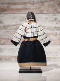 Apsáalooke (Crow) Beaded Buffalo Hide Doll