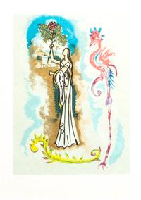 Salvador Dali, (Spanish, 1904-1998), Ivanhoe Suite: King Richard, Rowena, Overseer and Wilfret of Ivanhoe